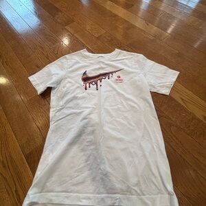 Nike White Tee with Logo
